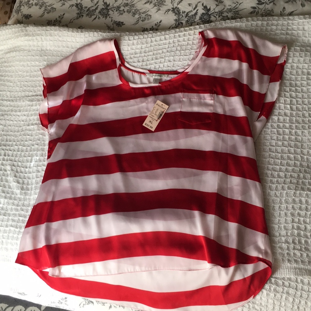 Satin Top new w/tags